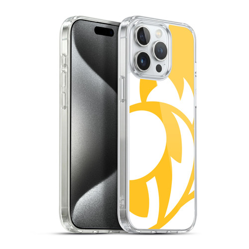 Scotland Rugby Oversized Thistle Rampant Yellow Soft Gel Case for Apple iPhone 15 Pro Max & MagSafe