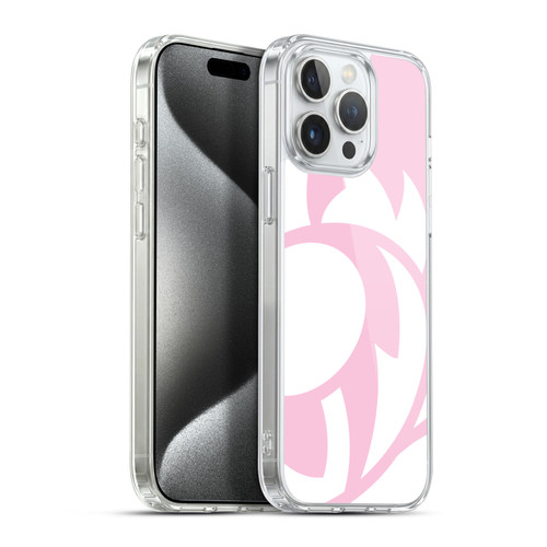 Scotland Rugby Oversized Thistle Salmon Pink Soft Gel Case for Apple iPhone 15 Pro Max & MagSafe