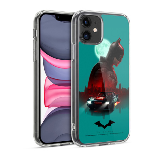 The Batman Neo-Noir Graphics Gotham Batmobile Soft Gel Case for Apple iPhone 11