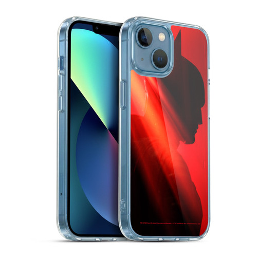 The Batman Neo-Noir Graphics Silhouette Soft Gel Case for Apple iPhone 13 Mini & MagSafe
