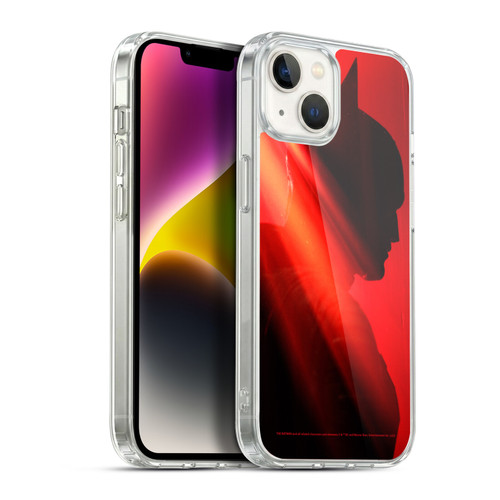 The Batman Neo-Noir Graphics Silhouette Soft Gel Case for Apple iPhone 14 Plus & MagSafe