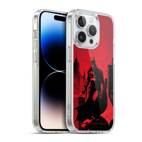 The Batman Neo-Noir Graphics Teaser Poster Soft Gel Case for Apple iPhone 14 Pro & MagSafe