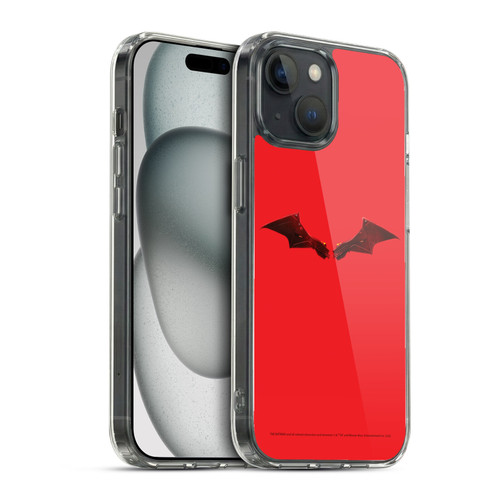 The Batman Neo-Noir Graphics Logo Soft Gel Case for Apple iPhone 15 & MagSafe