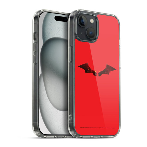 The Batman Neo-Noir Graphics Logo Soft Gel Case for Apple iPhone 15 Plus & MagSafe