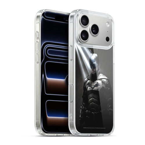 The Batman Neo-Noir Graphics Black And White Soft Gel Case for Apple iPhone 17 Pro Max