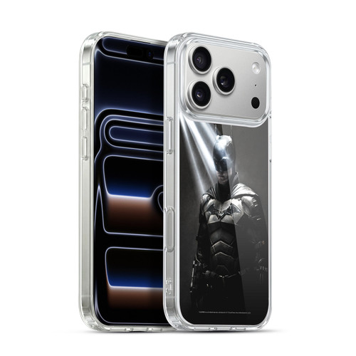 The Batman Neo-Noir Graphics Black And White Soft Gel Case for Apple iPhone 17 Pro Max