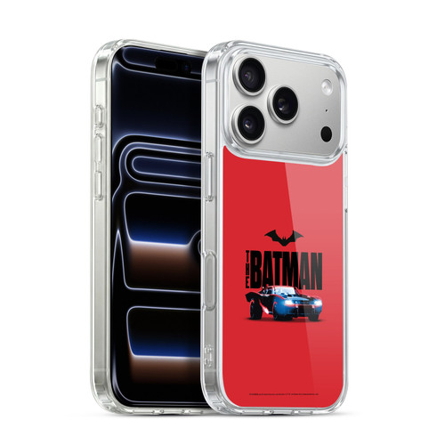 The Batman Neo-Noir Graphics Batmobile Soft Gel Case for Apple iPhone 17 Pro