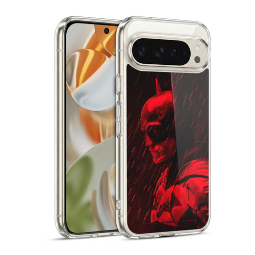 The Batman Neo-Noir Graphics Red Rain Soft Gel Case for Google Pixel 9 / Pixel 9 Pro