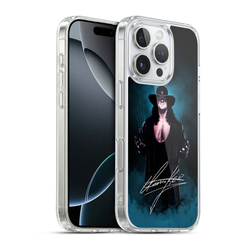 WWE Undertaker Deadman Signature Soft Gel Case for Apple iPhone 16 Pro & MagSafe