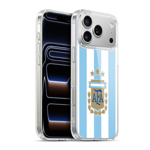 Argentina National Football Team 2024/25 Crest Kit Home Soft Gel Case for Apple iPhone 17 Pro Max