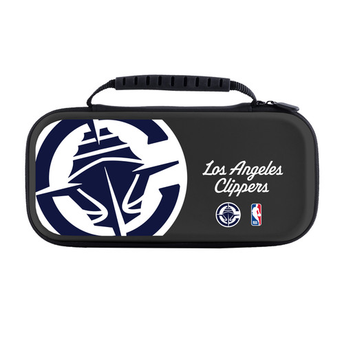 NBA Los Angeles Clippers Logo Oversized Text Hard Storage Travel Carry Case for Nintendo Switch 2