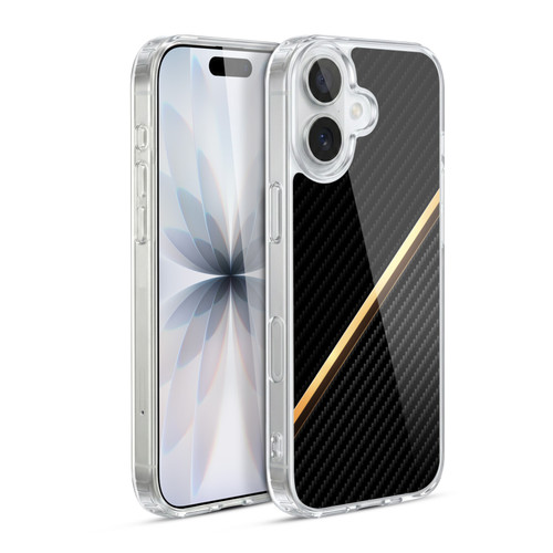 Alyn Spiller Carbon Fiber Gold Soft Gel Case for Apple iPhone 17