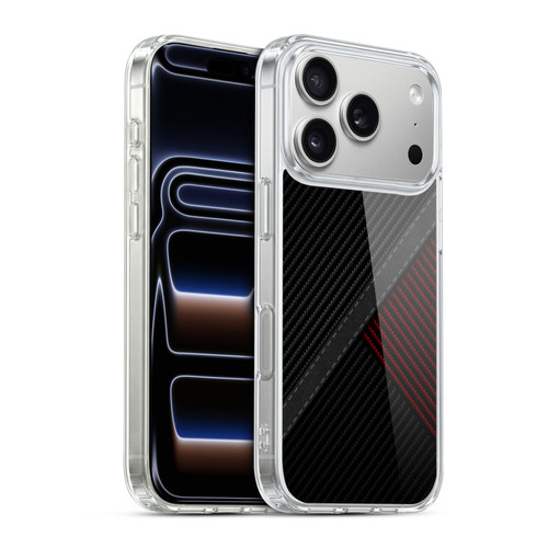Alyn Spiller Carbon Fiber Stitch Soft Gel Case for Apple iPhone 17 Pro