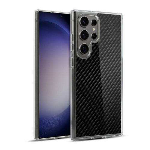 Alyn Spiller Carbon Fiber Plain Soft Gel Case for Samsung Galaxy S23 Ultra 5G & MagSafe
