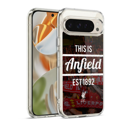 Liverpool Football Club This Is Anfield Black 2 Soft Gel Case for Google Pixel 9 / Pixel 9 Pro