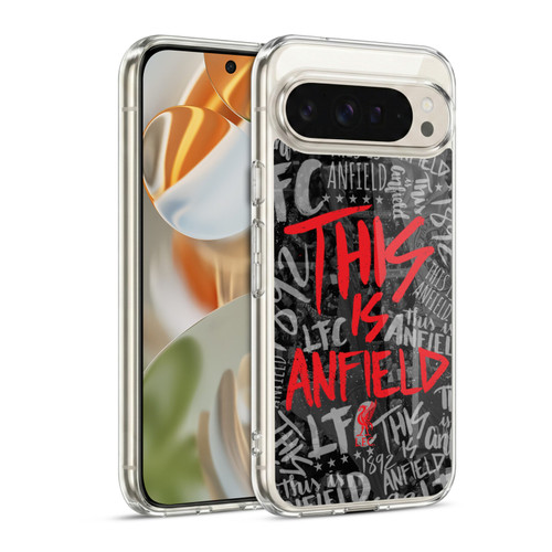 Liverpool Football Club This Is Anfield Black 5 Soft Gel Case for Google Pixel 9 / Pixel 9 Pro