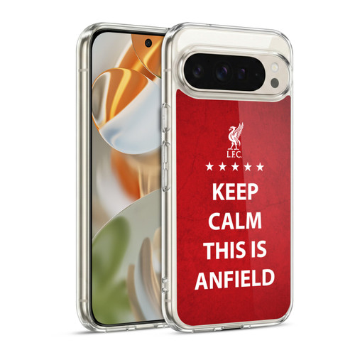 Liverpool Football Club This Is Anfield Keep Calm Red Soft Gel Case for Google Pixel 9 / Pixel 9 Pro