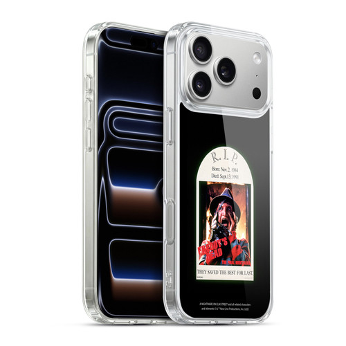 A Nightmare On Elm Street: Freddy's Dead Graphics The Final Nightmare Soft Gel Case for Apple iPhone 17 Pro Max