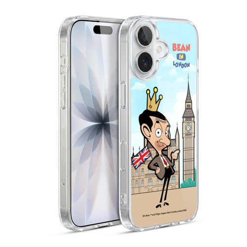 Mr. Bean: The Animated Series Graphic Art Bean In London Soft Gel Case for Apple iPhone 17