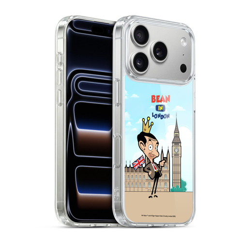 Mr. Bean: The Animated Series Graphic Art Bean In London Soft Gel Case for Apple iPhone 17 Pro
