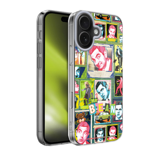 Mr. Bean Graphic Art Collage Soft Gel Case for Apple iPhone 17