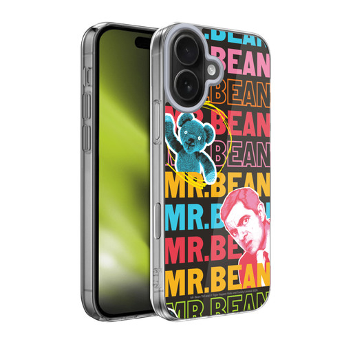 Mr. Bean Graphic Art With Teddy Soft Gel Case for Apple iPhone 17