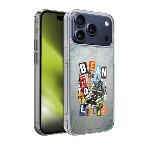 Mr. Bean Graphic Art Bean To London Soft Gel Case for Apple iPhone 17 Pro