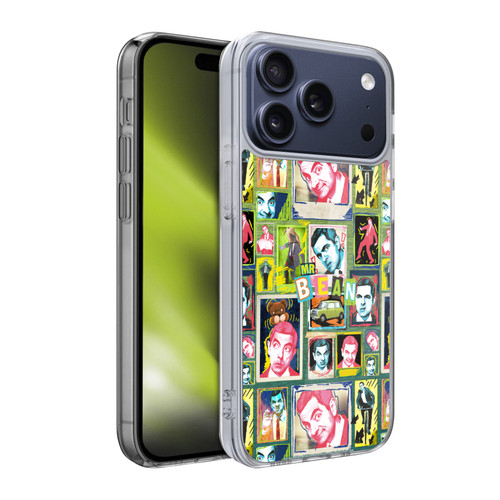 Mr. Bean Graphic Art Collage Soft Gel Case for Apple iPhone 17 Pro