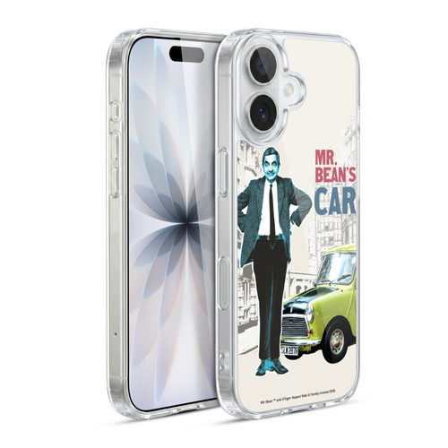 Mr. Bean London Art With Car Soft Gel Case for Apple iPhone 17