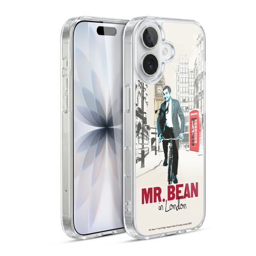 Mr. Bean London Art In London Soft Gel Case for Apple iPhone 17