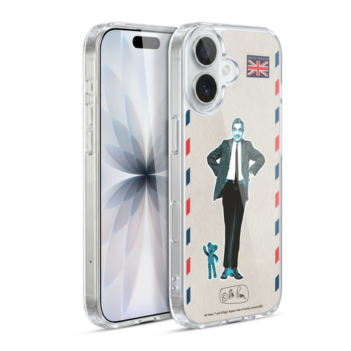 Mr. Bean London Art Postcard Soft Gel Case for Apple iPhone 17
