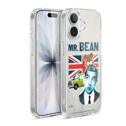 Mr. Bean London Art With Teddy Soft Gel Case for Apple iPhone 17