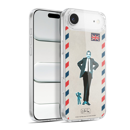 Mr. Bean London Art Postcard Soft Gel Case for Apple iPhone 17 Air