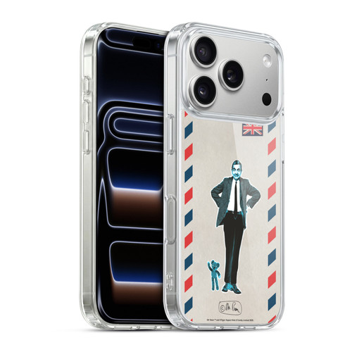 Mr. Bean London Art Postcard Soft Gel Case for Apple iPhone 17 Pro