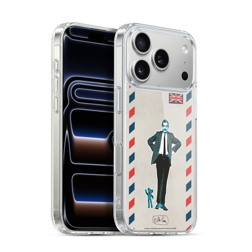 Mr. Bean London Art Postcard Soft Gel Case for Apple iPhone 17 Pro