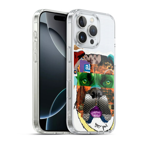 Michel Keck Dogs 4 Boxer Soft Gel Case for Apple iPhone 16 Pro & MagSafe