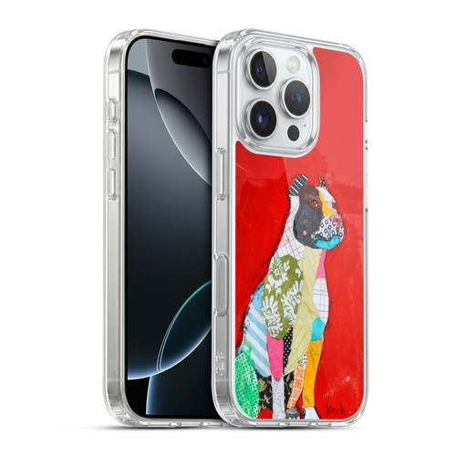 Michel Keck Dogs 4 Pitbull Soft Gel Case for Apple iPhone 16 Pro & MagSafe
