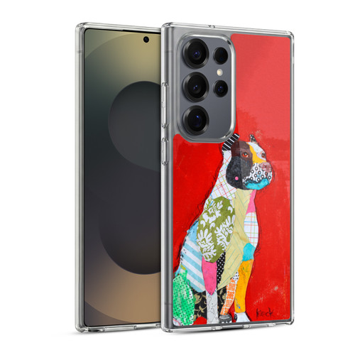 Michel Keck Dogs 4 Pitbull Soft Gel Case for Samsung Galaxy S25 Ultra & MagSafe