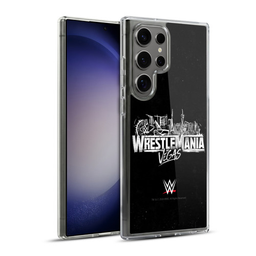 WWE Wrestlemania 42 Key Art Logo Soft Gel Case for Samsung Galaxy S23 Ultra 5G & MagSafe