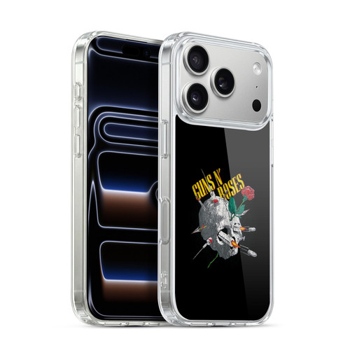 Guns N' Roses Band Art Needles Skull Vintage Soft Gel Case for Apple iPhone 17 Pro