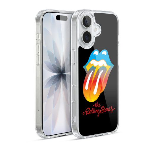 The Rolling Stones Graphics Rainbow Tongue Soft Gel Case for Apple iPhone 17