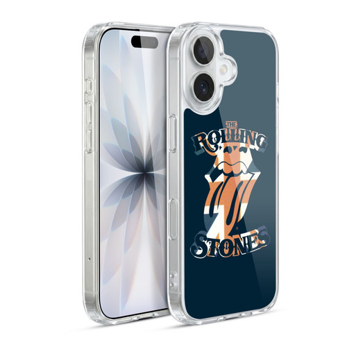 The Rolling Stones Graphics Union Jack Tongue Soft Gel Case for Apple iPhone 17