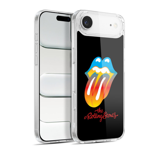 The Rolling Stones Graphics Rainbow Tongue Soft Gel Case for Apple iPhone 17 Air
