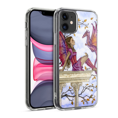 Amy Brown Lovely Fairies Purple Pixie Soft Gel Case for Apple iPhone 11