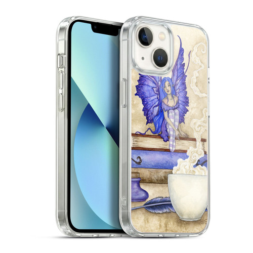 Amy Brown Lovely Fairies Blue Pixie Soft Gel Case for Apple iPhone 13