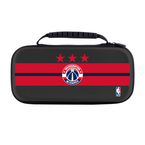 NBA Washington Wizards Logo Navy Blue Design Stars Hard Storage Travel Carry Case for Nintendo Switch 2