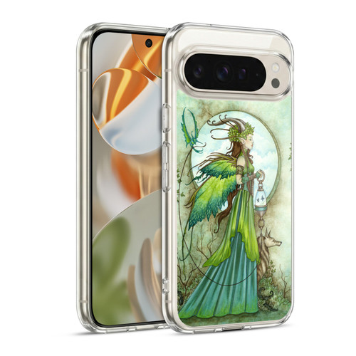 Amy Brown Lovely Fairies Green Winged Soft Gel Case for Google Pixel 9 / Pixel 9 Pro