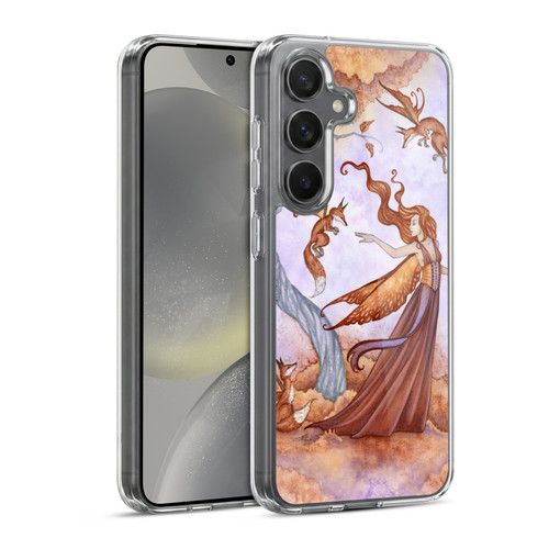 Amy Brown Lovely Fairies Autumn Companion Soft Gel Case for Samsung Galaxy S24 5G & MagSafe