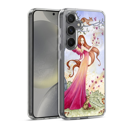 Amy Brown Lovely Fairies Butterfly Magic Soft Gel Case for Samsung Galaxy S24 5G & MagSafe