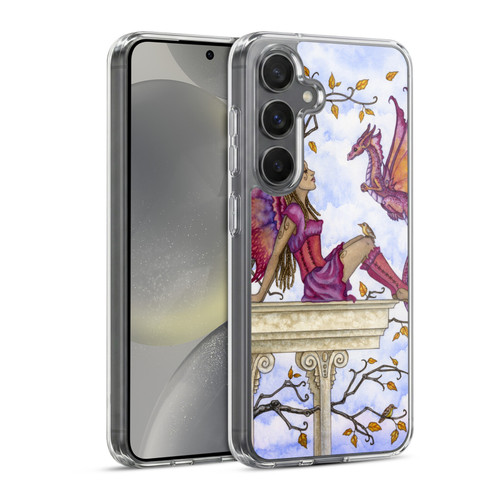 Amy Brown Lovely Fairies Purple Pixie Soft Gel Case for Samsung Galaxy S24 5G & MagSafe